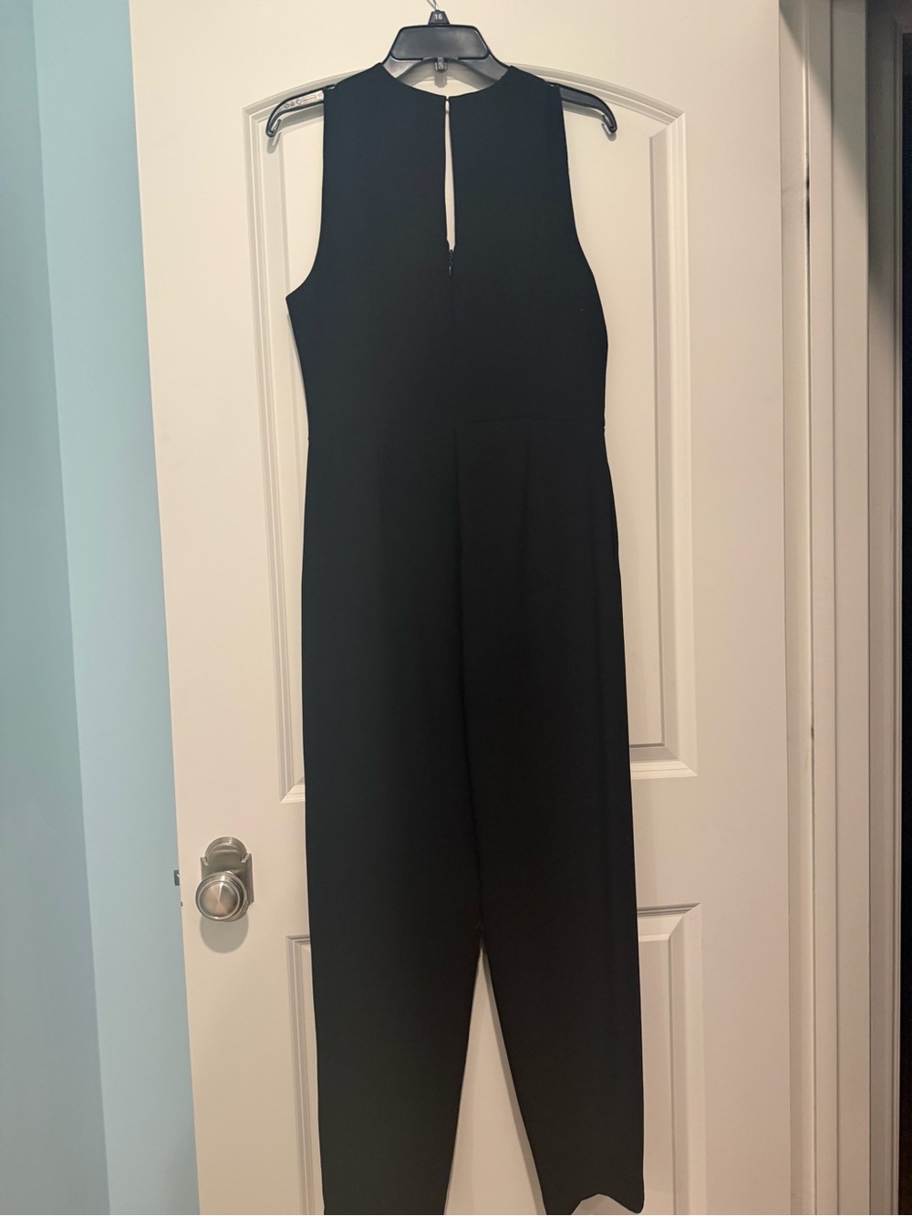 BCBGeneration Black Sleeveless Wide-Leg Jumpsuit